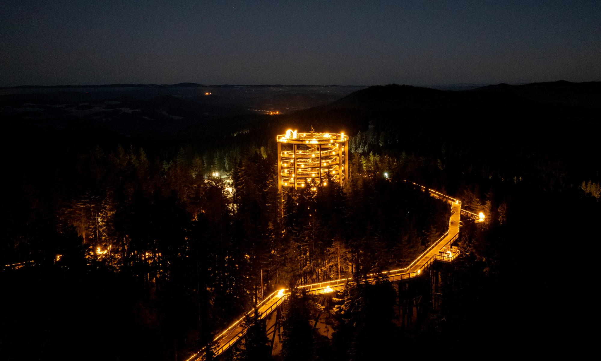 Stezka korunami stromů Lipno